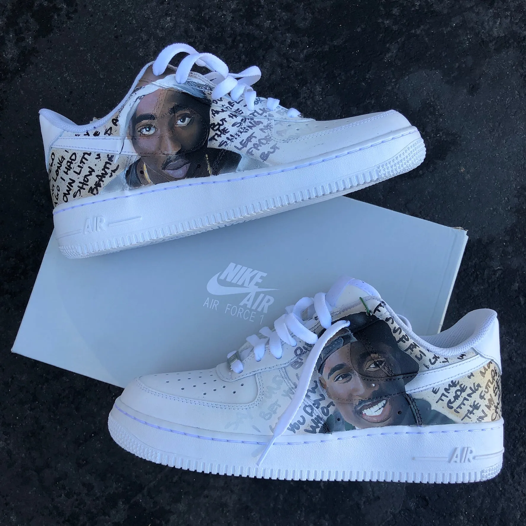 2 Pairs of US Women's Size 9 Nike AF1s - Custom Order - Invoice 1 of 2