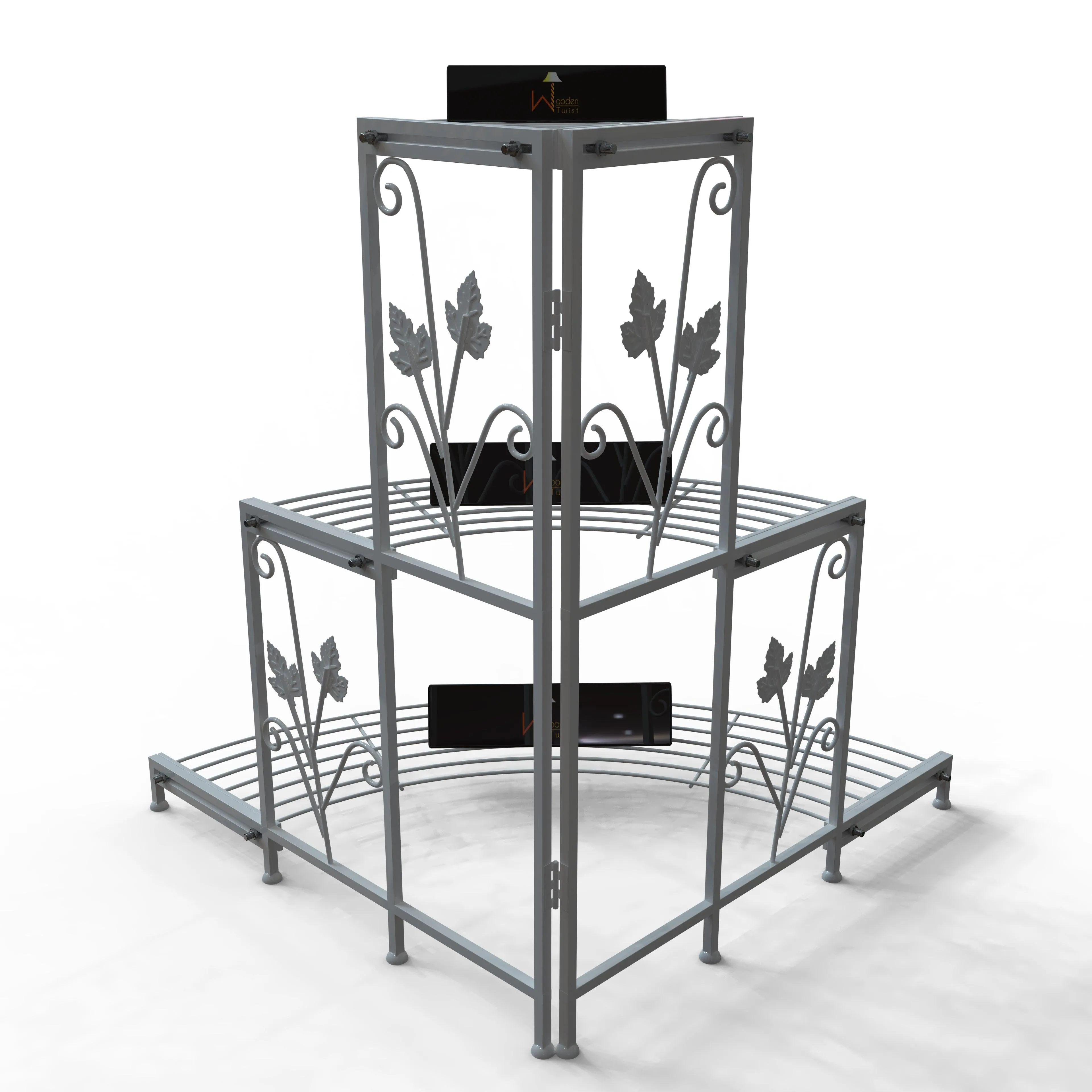 3 Tier Plant Stand Flor Corner Shelf