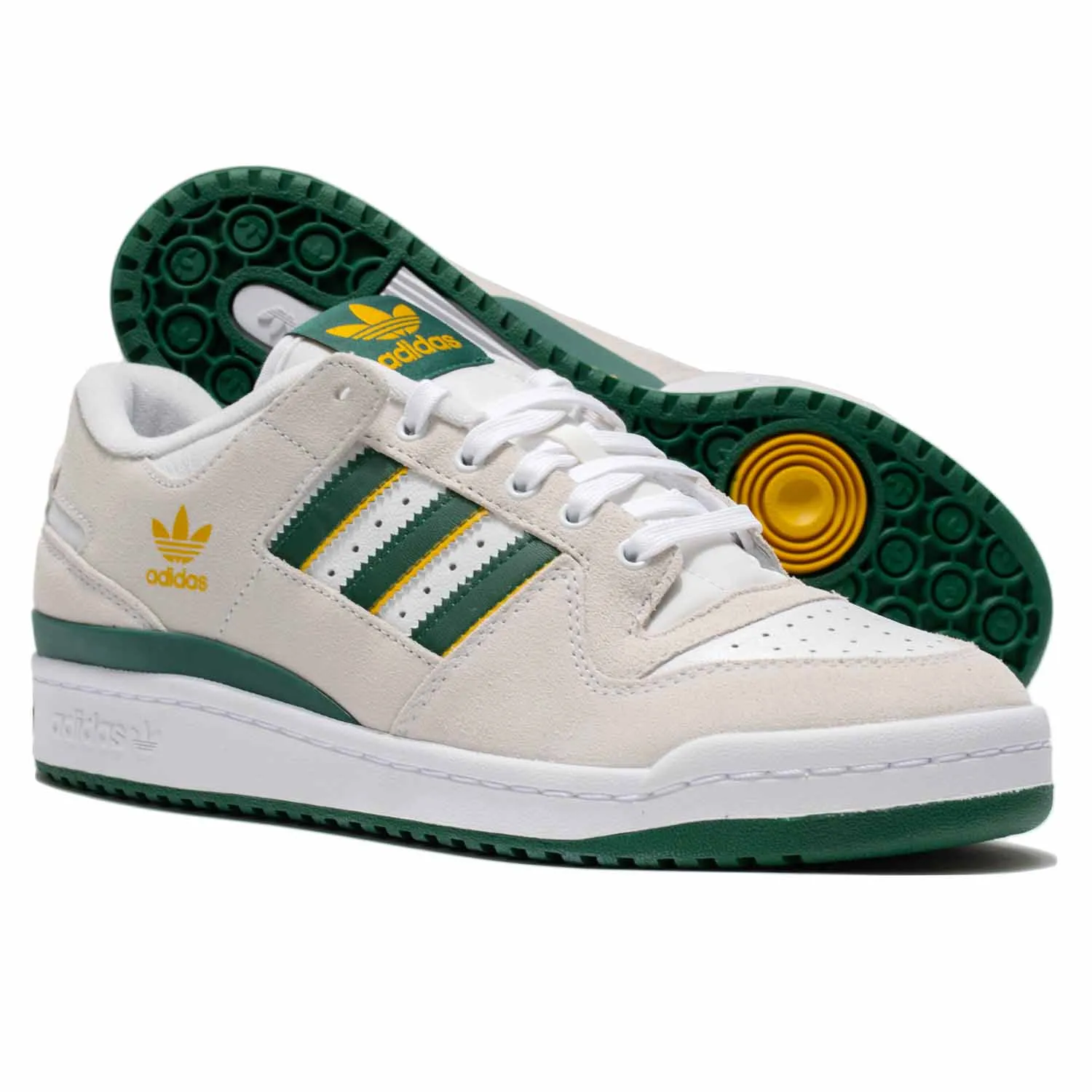 Adidas - Forum 84 Low ADV - Crystal White/Dark Green