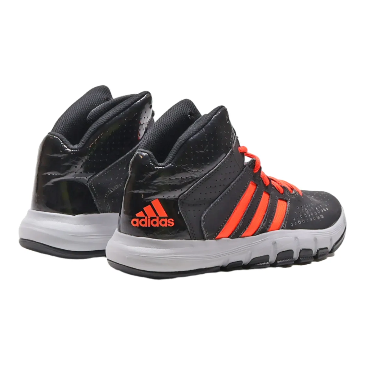 ADIDAS High Top Trainers Black Synthetic Womens UK 5