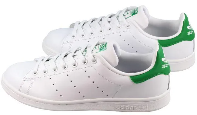 Adidas Originals Mens Trainers Stan Smith Cloud White Green