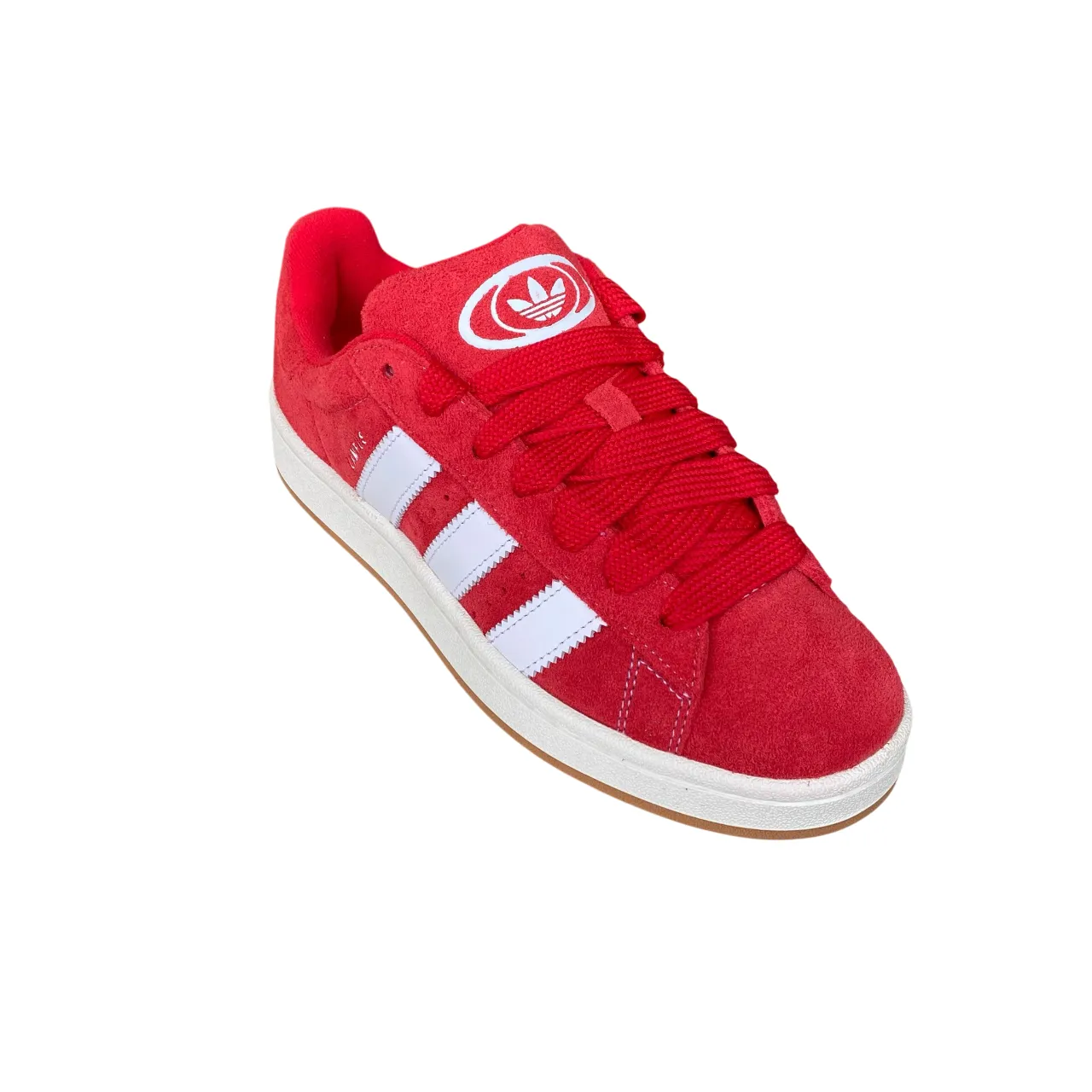 Adidas Originals scarpa sneakers da uomo Campus 00S H03474 rosso-bianco