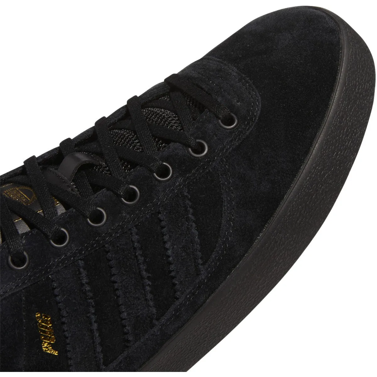 Adidas Puig Indoor Skateboard Shoe -  Black/Black/Gum