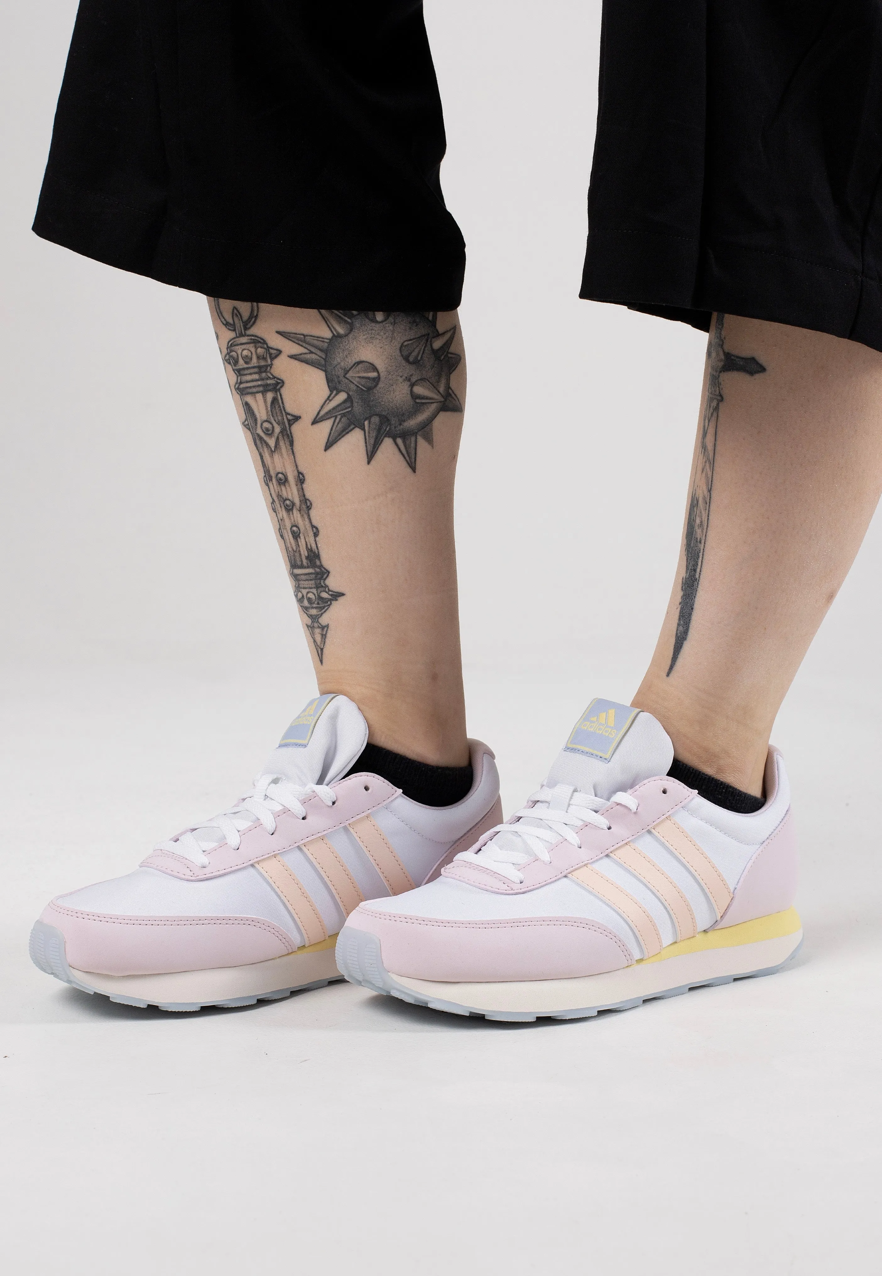 Adidas - Run 60s 3.0 Ftwwht/Wonqua/Bludaw - Girl Shoes