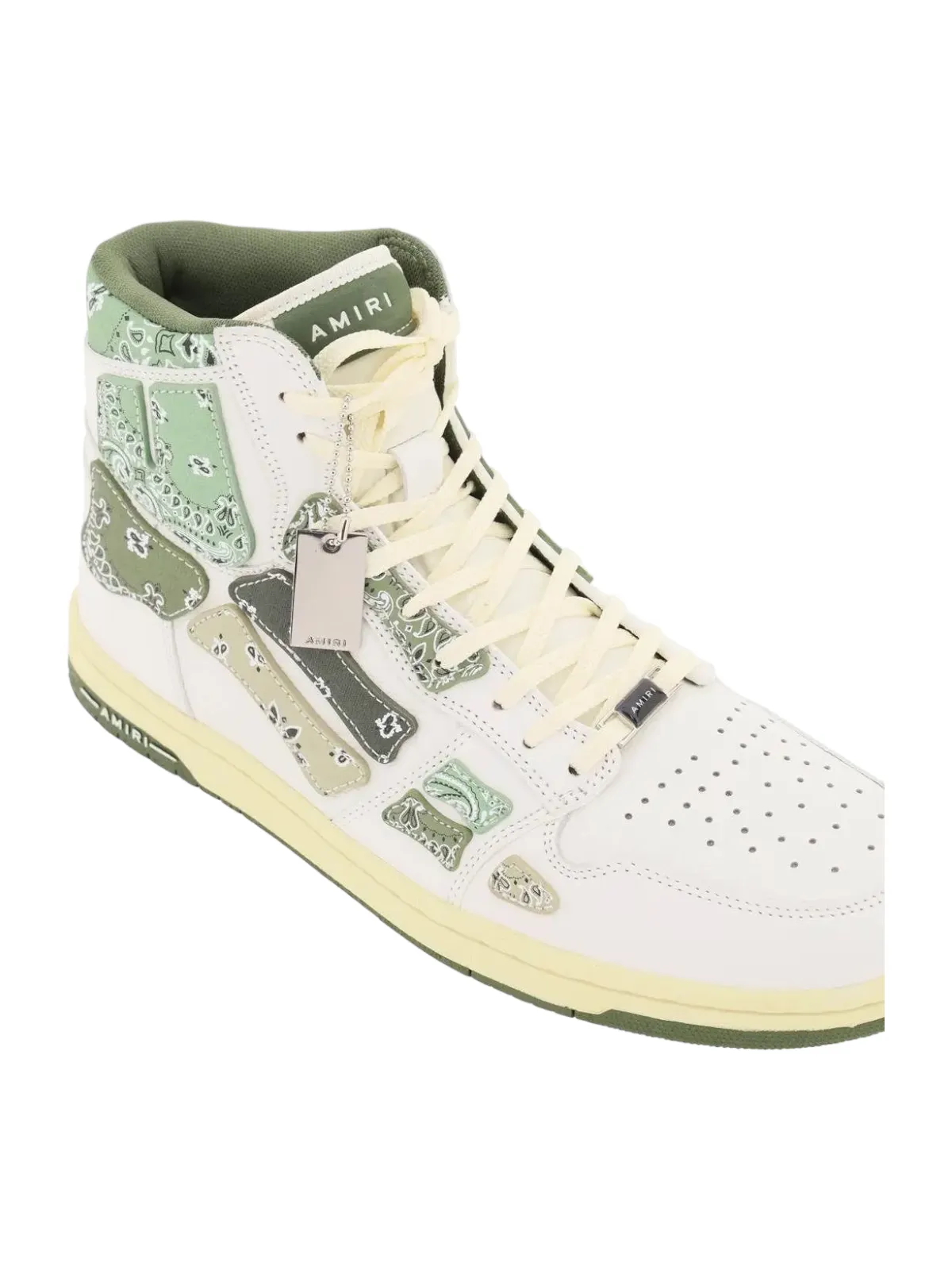 Amiri Skeleton Bandana High-Top Sneakers