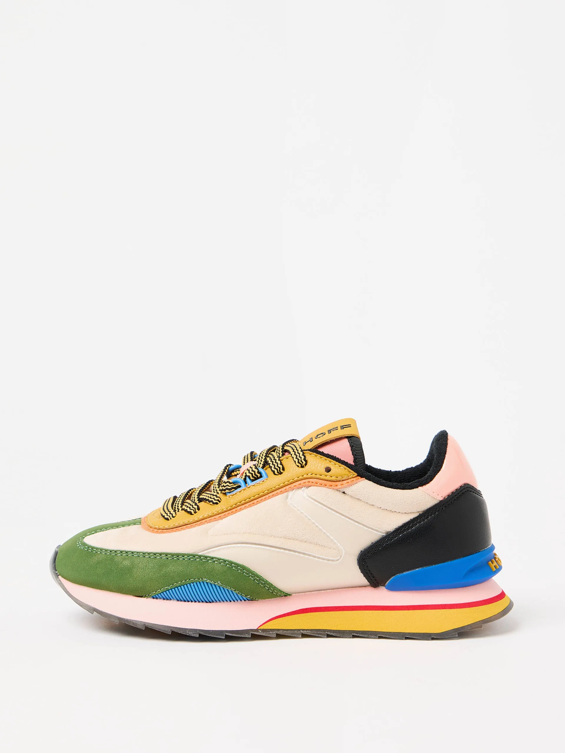 Art iris colour-block trainers