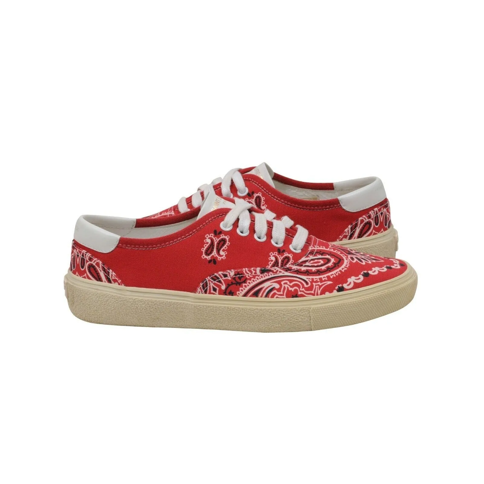 Bandana Low Top Paisley Skate Sneakers