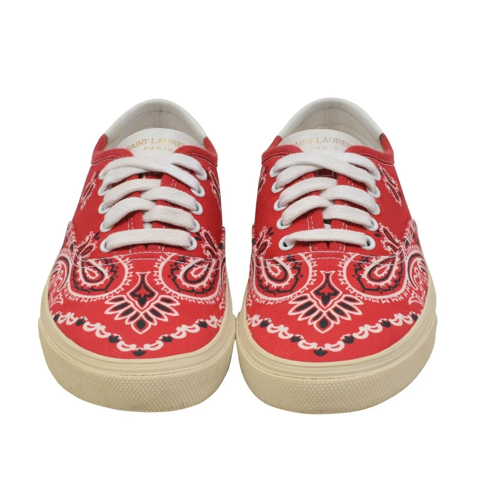 Bandana Low Top Paisley Skate Sneakers