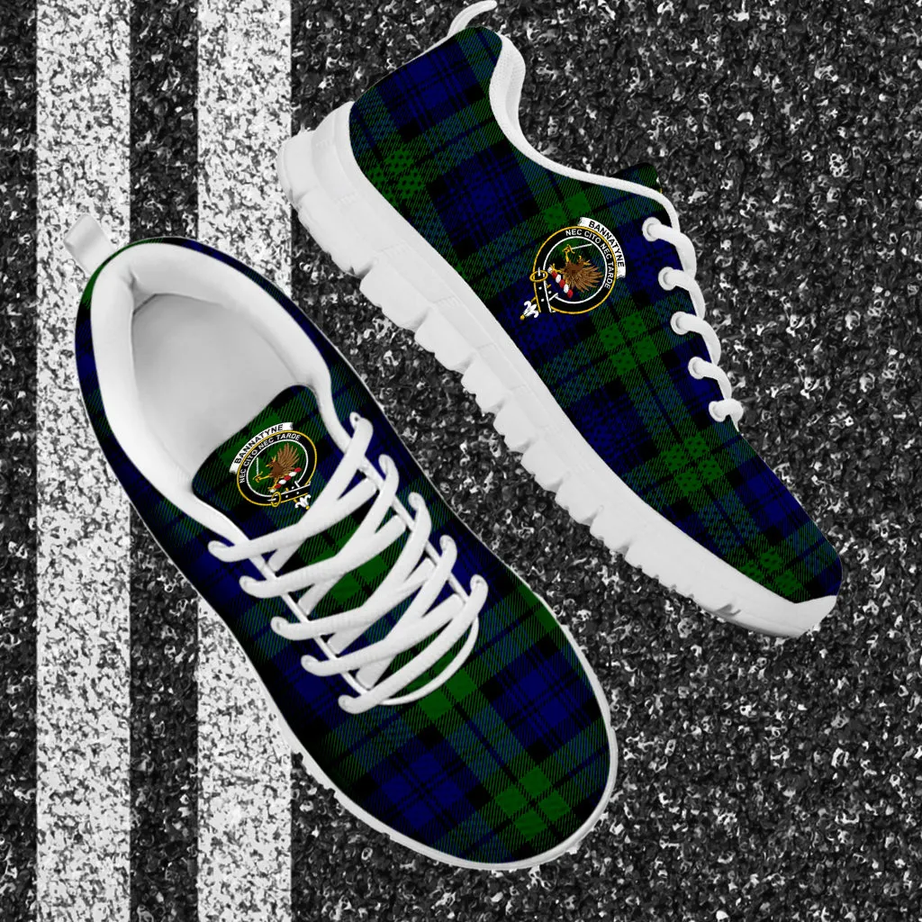 Bannatyne Tartan Sneakers with Family Crest