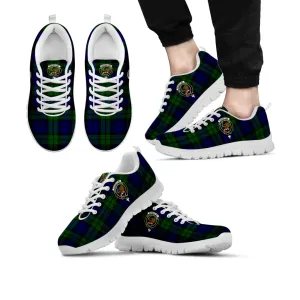 Bannatyne Tartan Sneakers with Family Crest