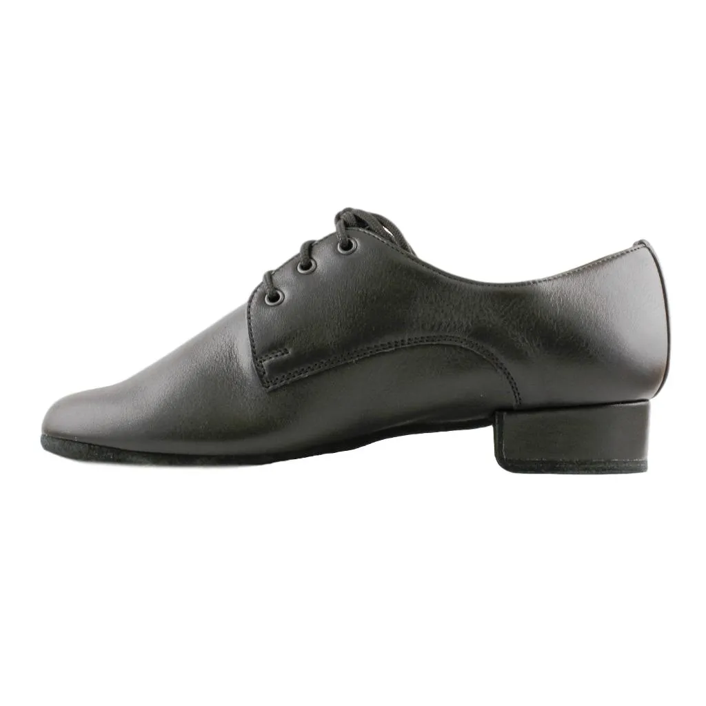 Boys' Standard Dance Shoes, 1149 Patron, Black Leather