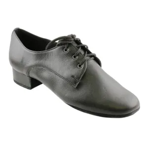 Boys' Standard Dance Shoes, 1149 Patron, Black Leather