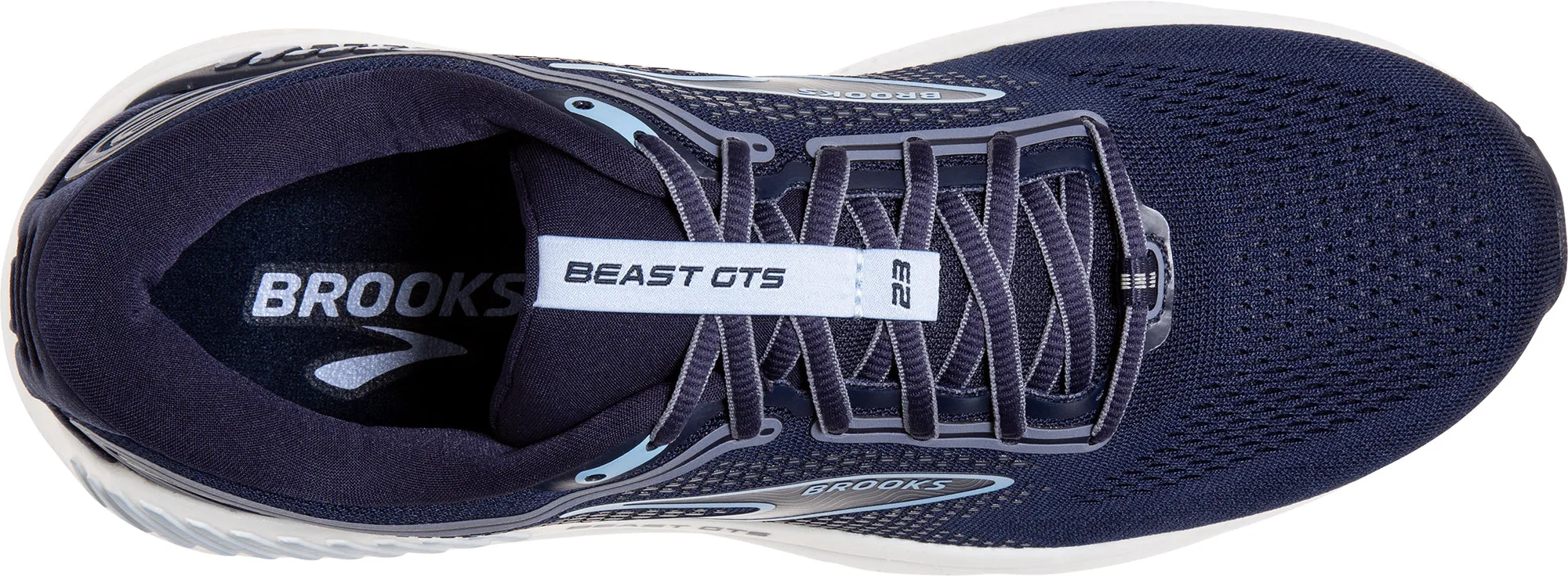 Brooks Beast GTS 23 WIDE FIT Mens Running Shoes - Navy