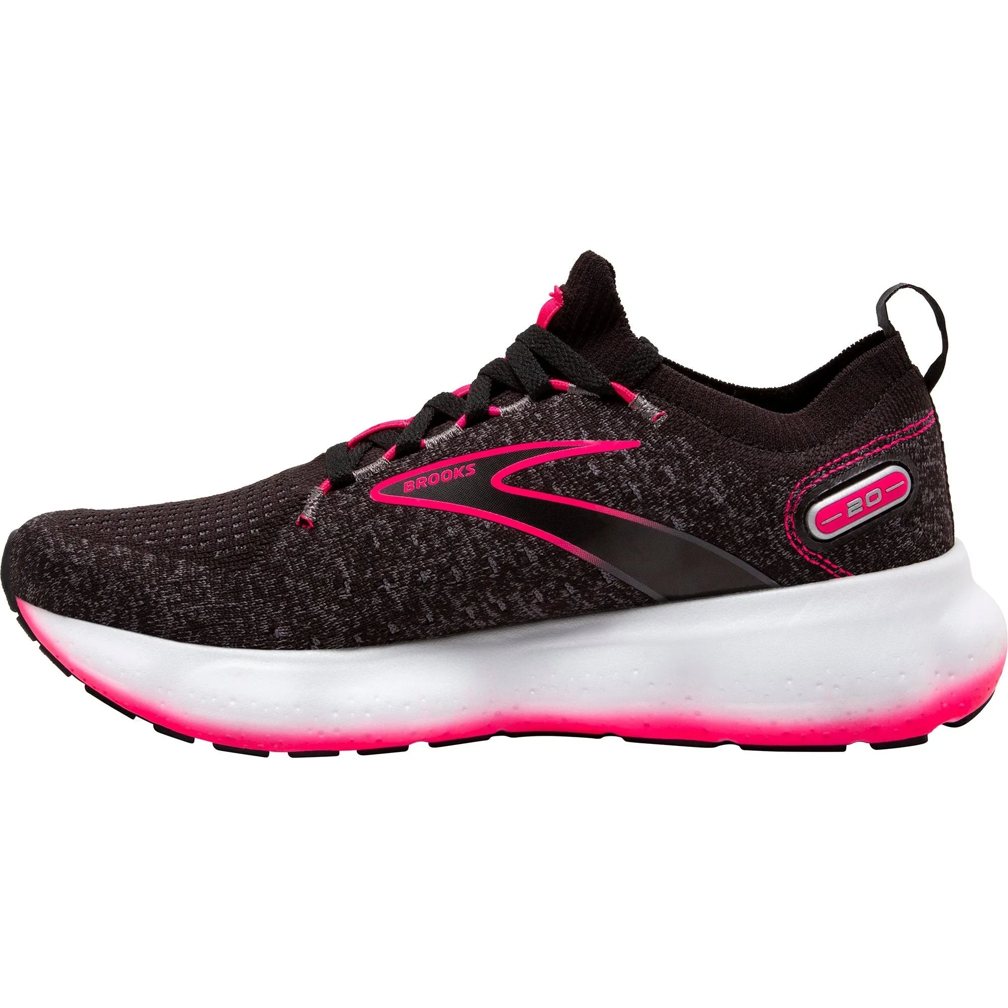 Brooks Glycerin StealthFit 20 Womens Running Shoes - Black