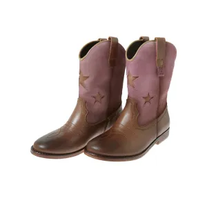 Brown Cowboy Stars Boots