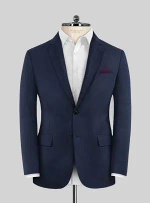 Caccioppoli Sun Dream Rogio Blue Wool Silk Jacket