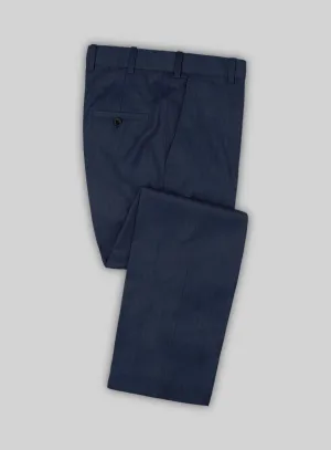 Caccioppoli Sun Dream Rogio Blue Wool Silk Pants