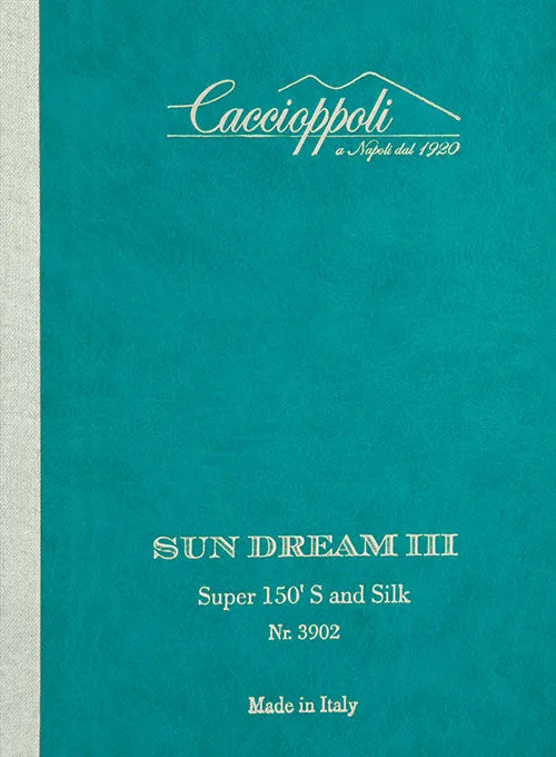 Caccioppoli Sun Dream Rogio Blue Wool Silk Pants