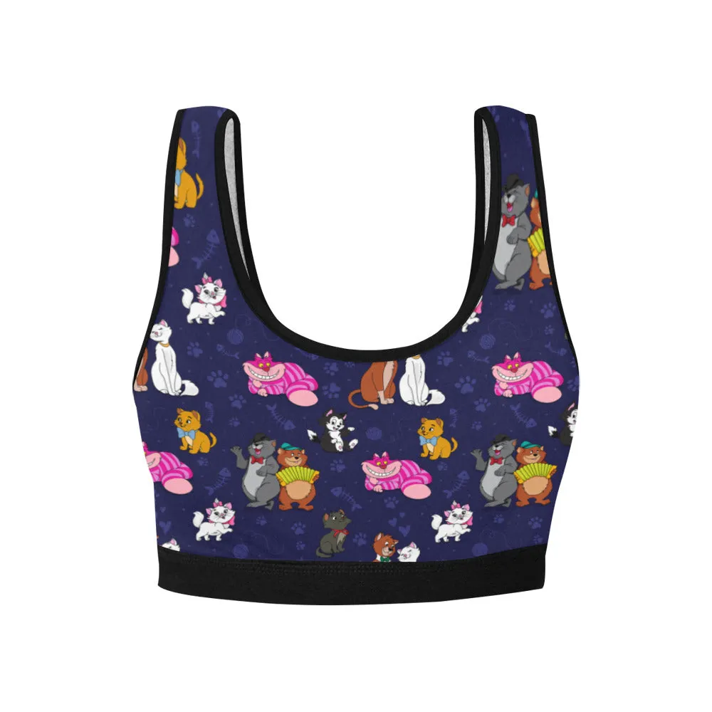 Cat Favorites Women's Sports Bra