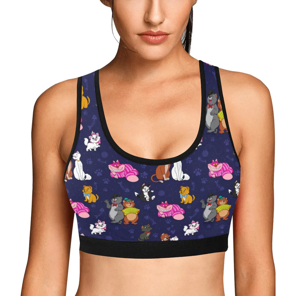 Cat Favorites Women's Sports Bra