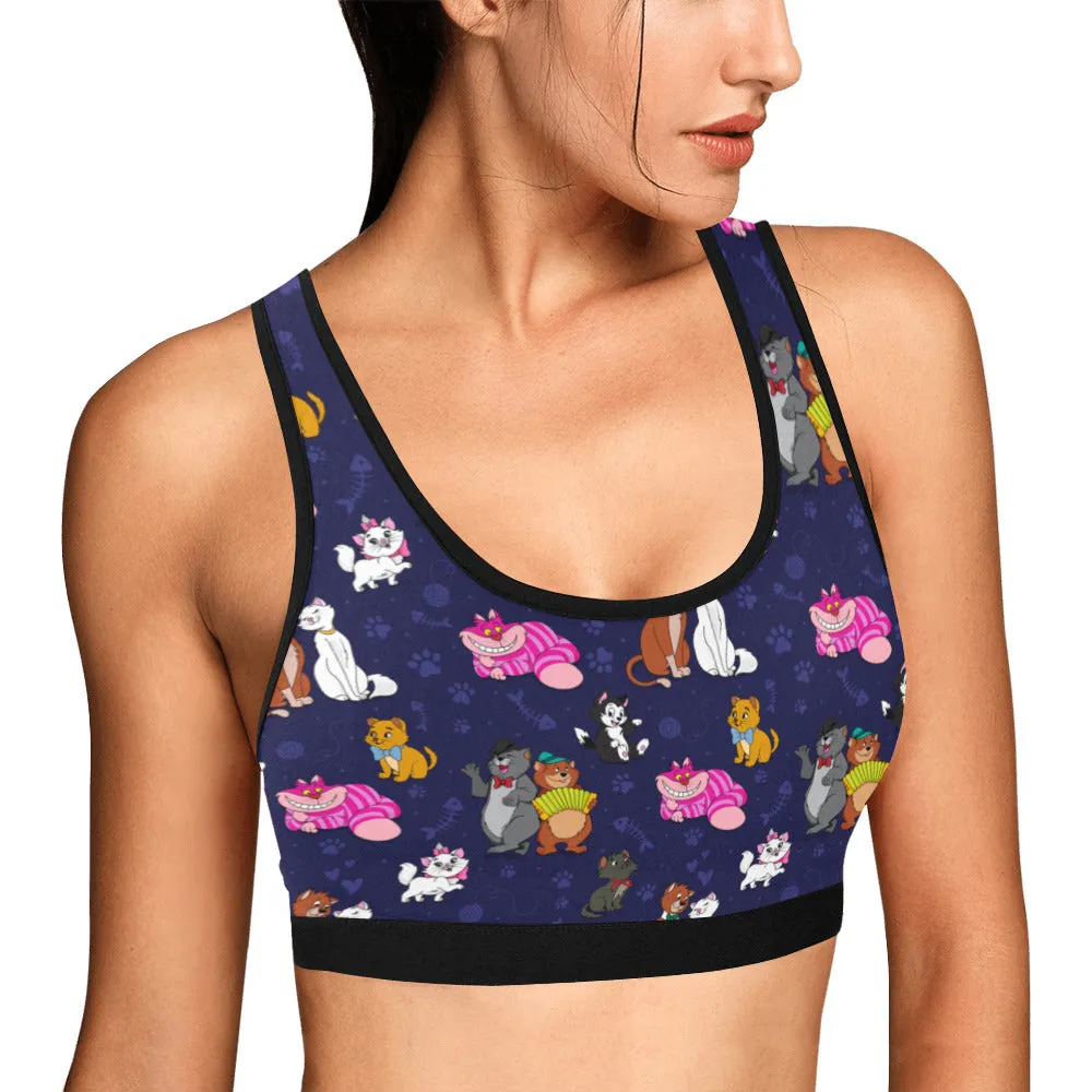 Cat Favorites Women's Sports Bra