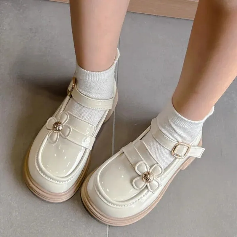 Children's Casual Shoes for Girls - Leather Glossy PU - TSS321