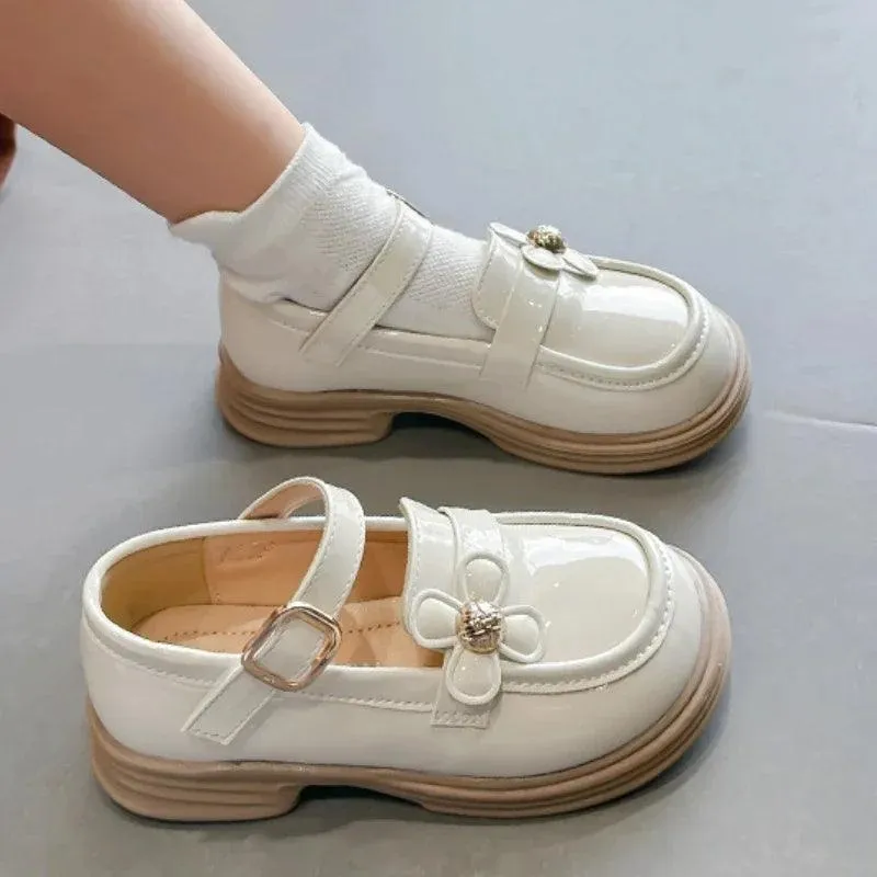 Children's Casual Shoes for Girls - Leather Glossy PU - TSS321