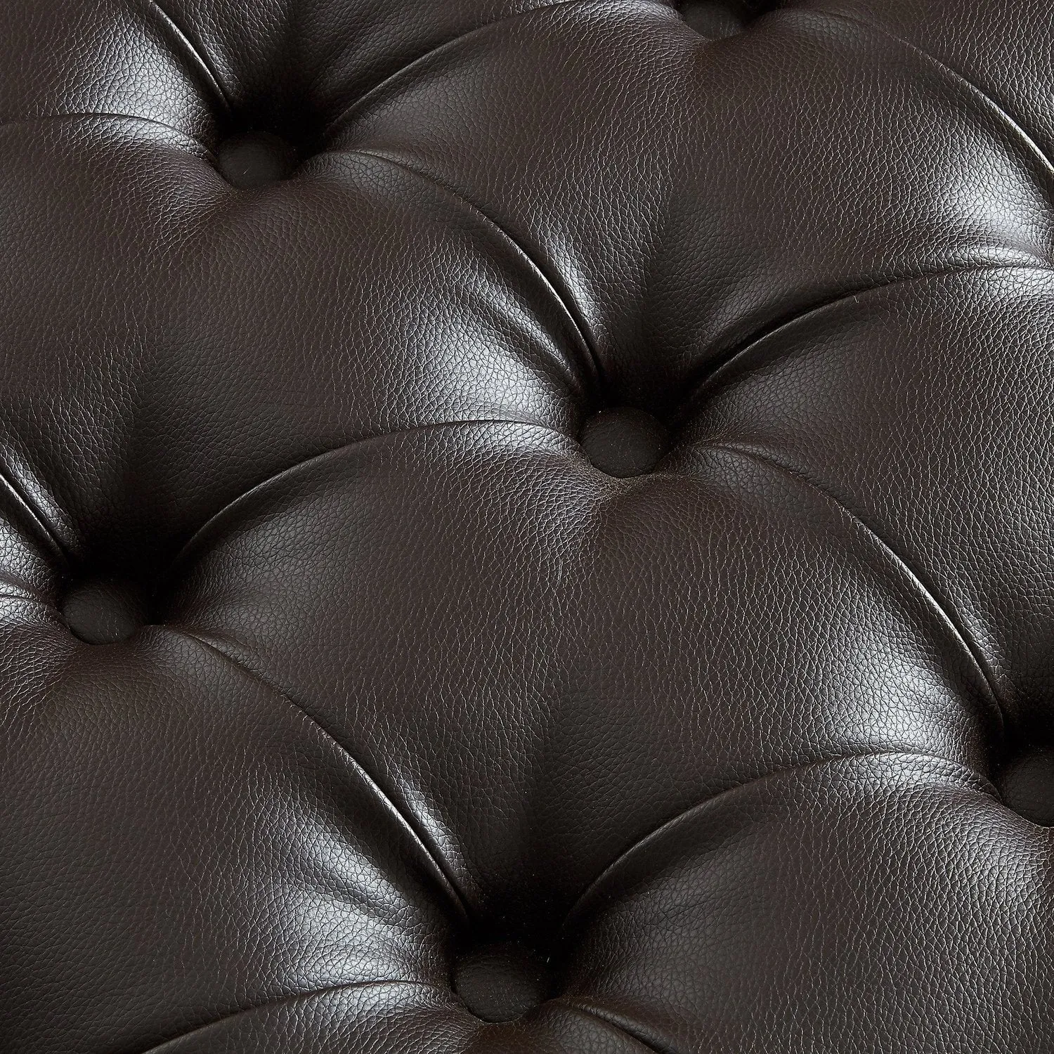 Coco PU Leather Cocktail Ottoman