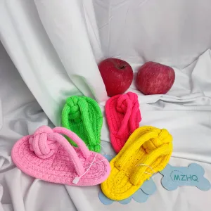 Cotton Rope Fidget Toy Slippers