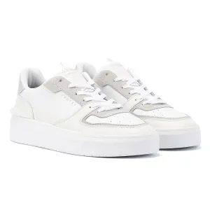 Cruyff Surefire Tennis Leather Men's White/Grey Trainers