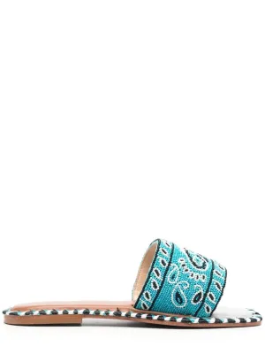 De Siena Sandals Clear Blue