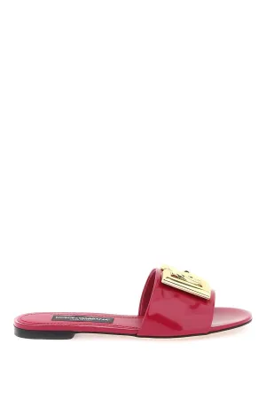 Dolce & gabbana patent leather slides