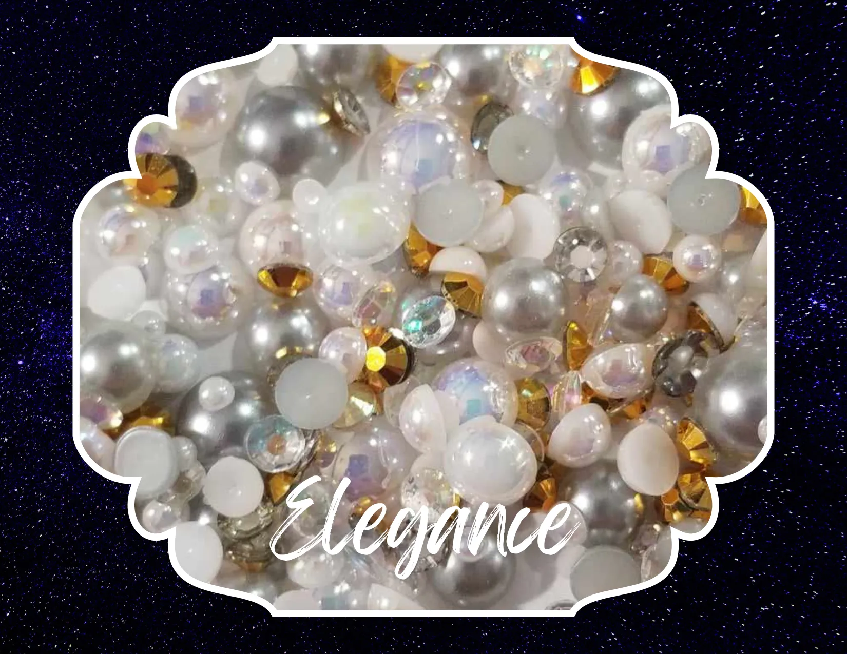 Elegance Pearl Rhinestones