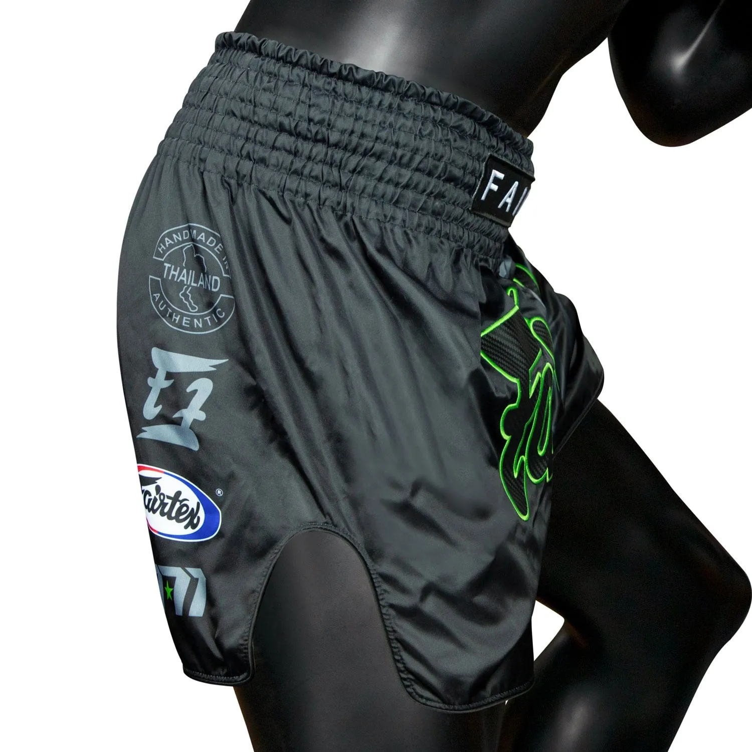 Fairtex Racer Muay Thai Shorts BS1924 Black