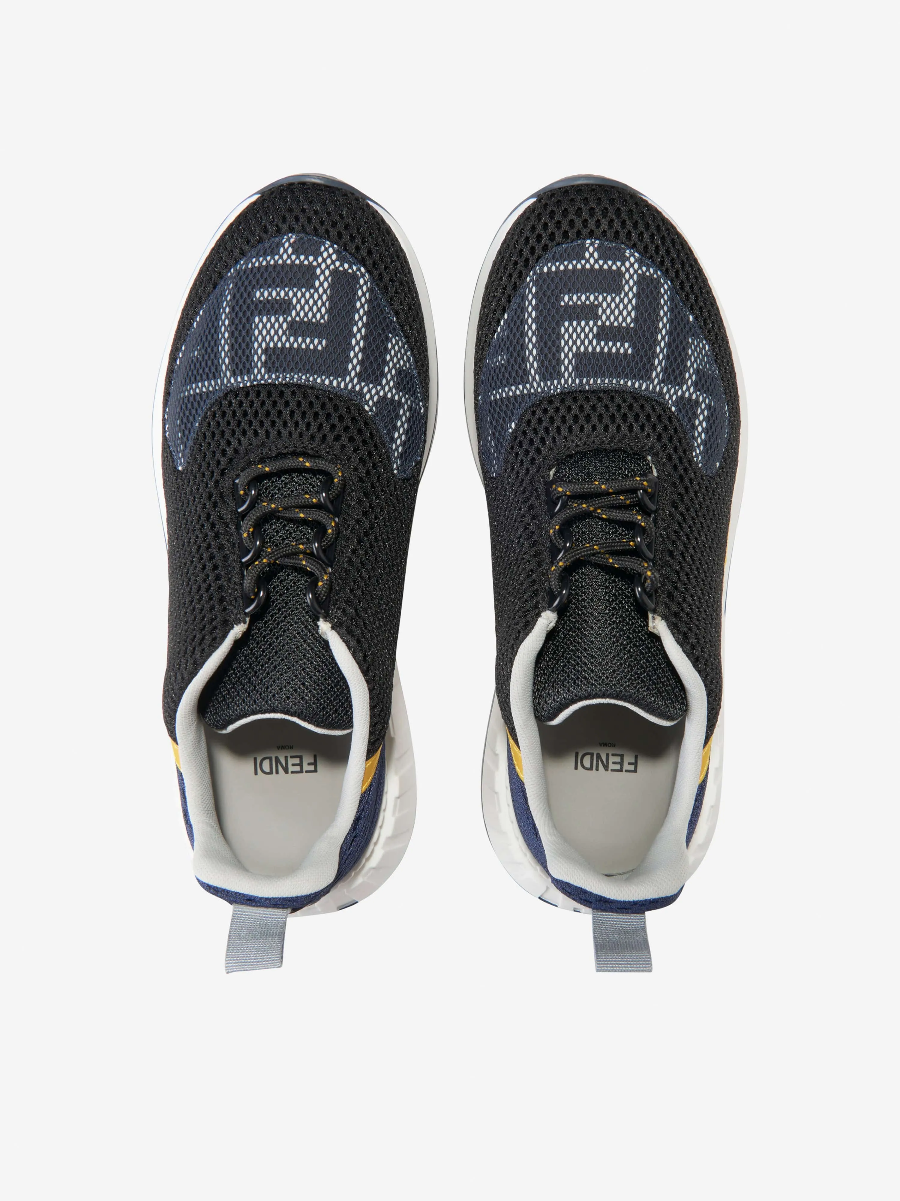 Fendi Kids Technical Trainers in Navy