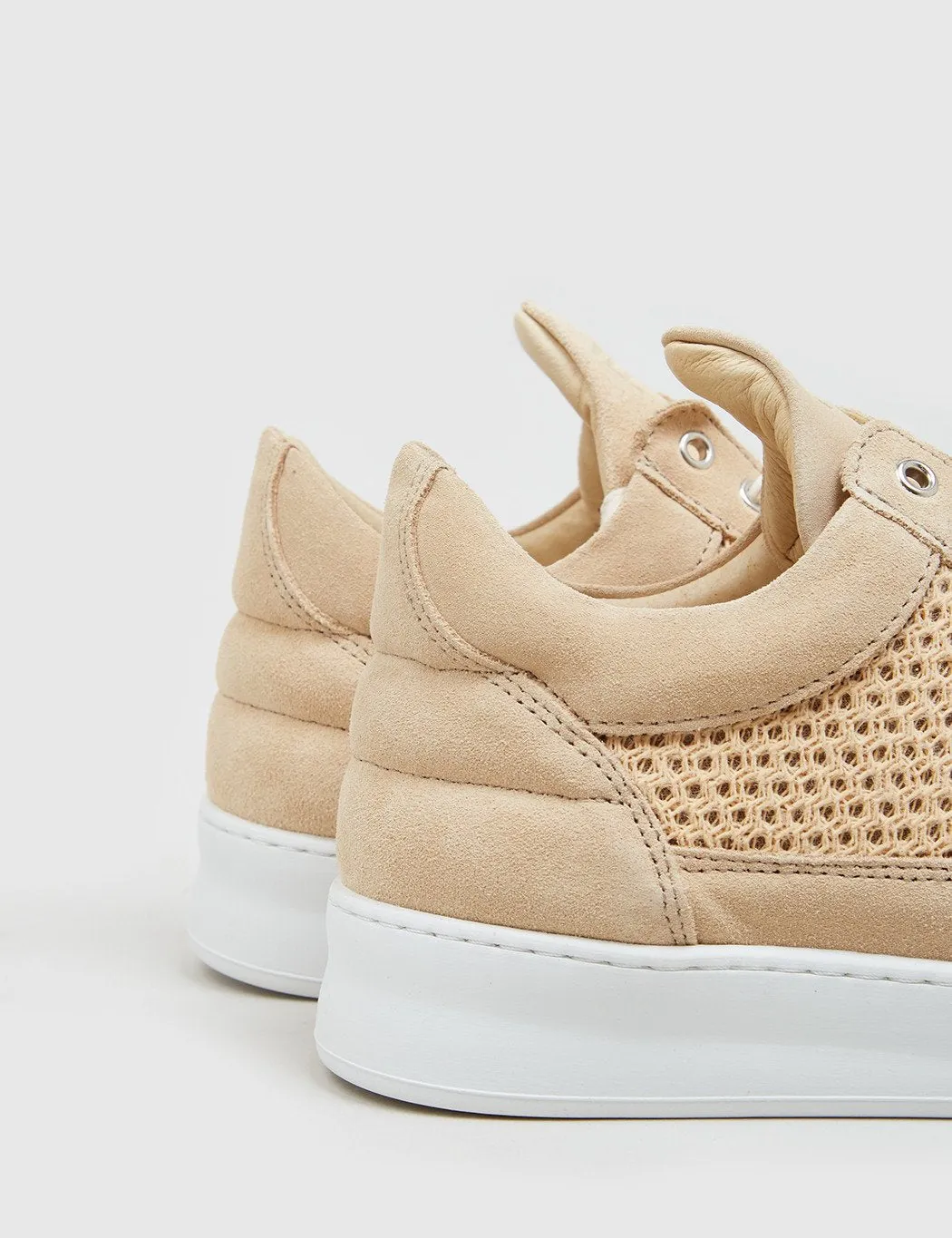 Filling Pieces Low Top Fundament (Suede) - Sand