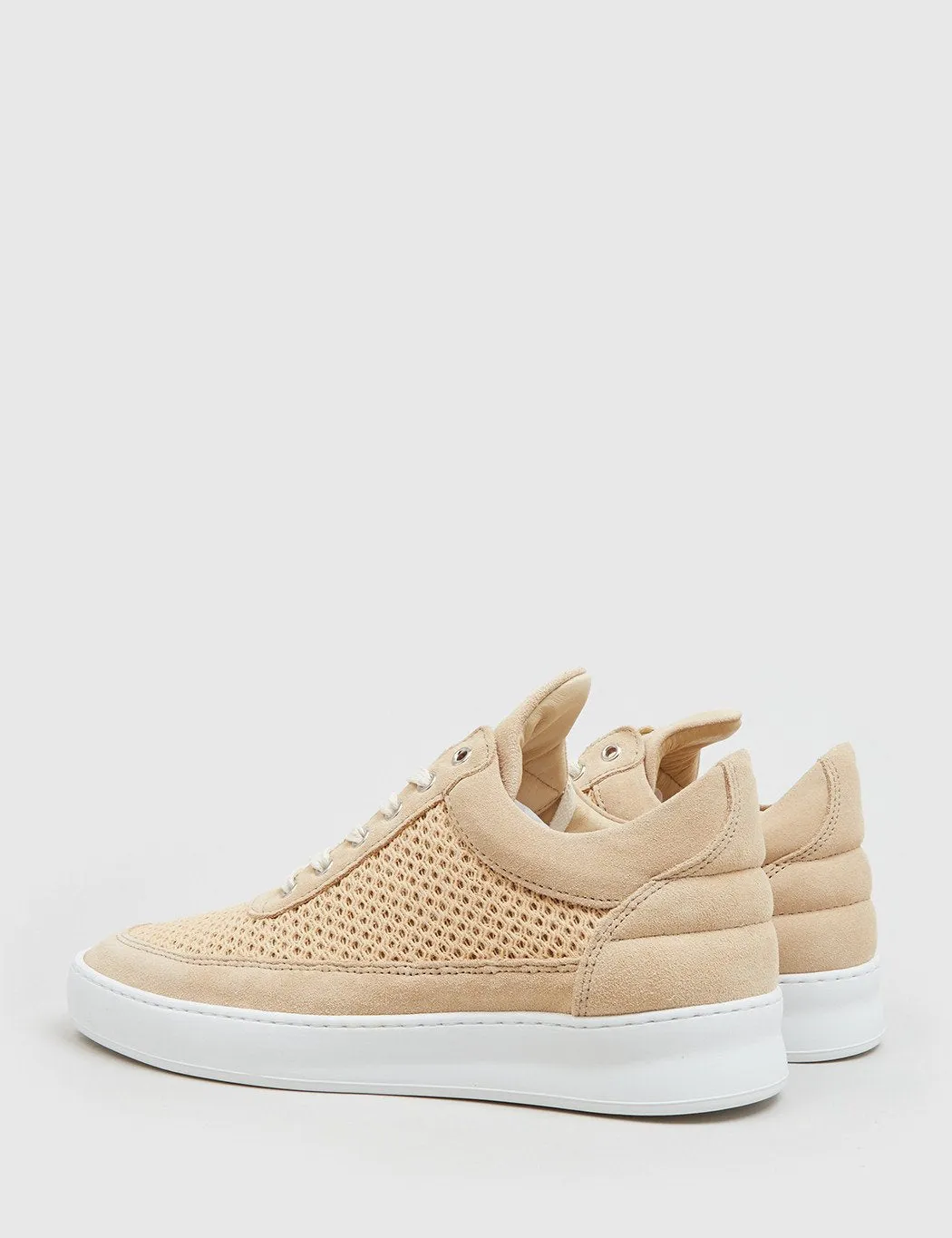 Filling Pieces Low Top Fundament (Suede) - Sand