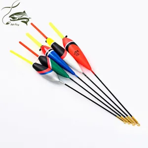 FISH KING 5PCS/Lot 1g-5g Day Night Fishing Float With 4PCS Glow Light Stick For Free Gift Pesca Boia Flotteur Peche Tackle