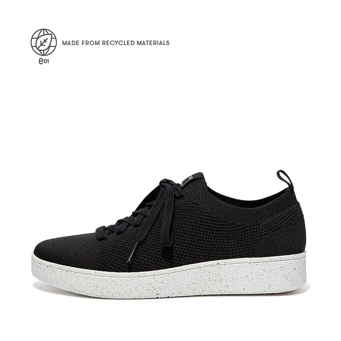 Fit Flop Rally Multi Knit Trainers | Black