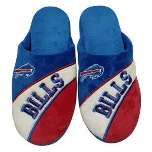 FOCO Men's NFL Buffalo Bills Action Curve Slippers