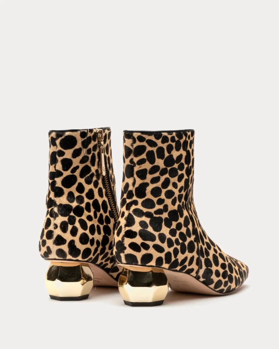 Frances Valentine Marnie Haircalf Bootie Cheetah