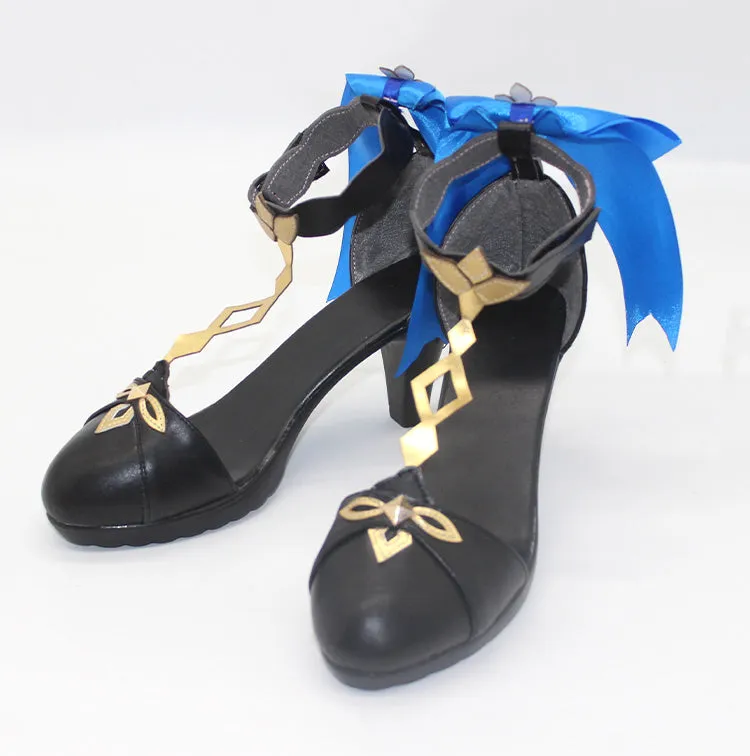 Genshin Impact Ganyu Twilight Blossom Cosplay Shoes