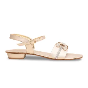 Golden Fancy Sandal FN5708