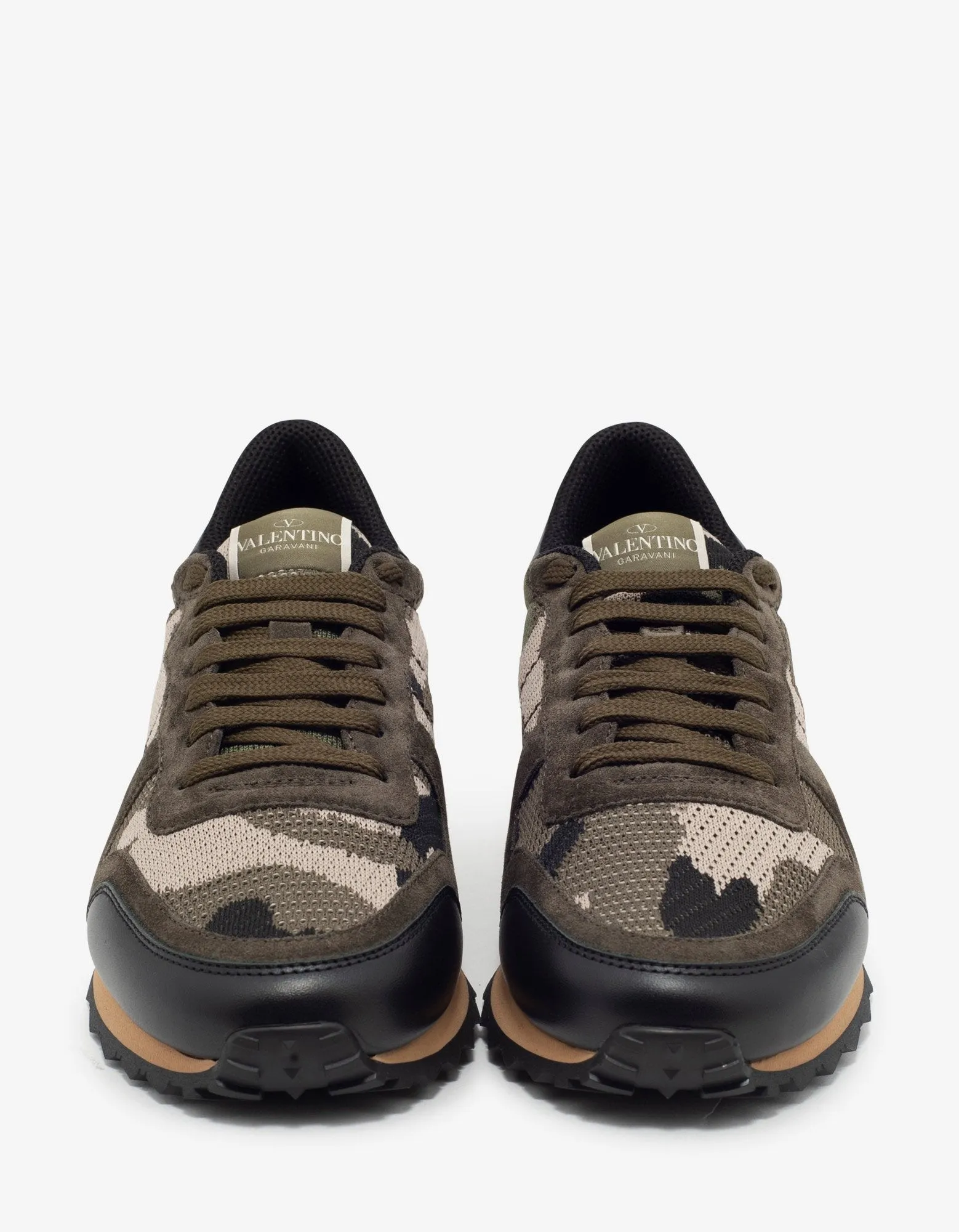 Green Mesh Camouflage Rockrunner Trainers