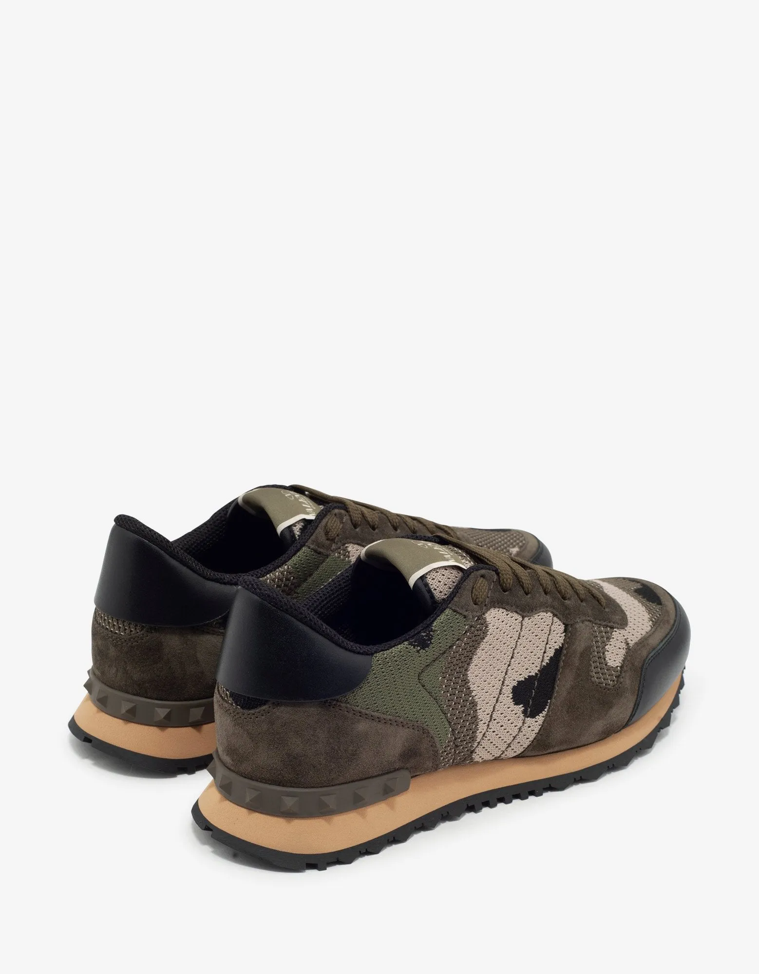 Green Mesh Camouflage Rockrunner Trainers