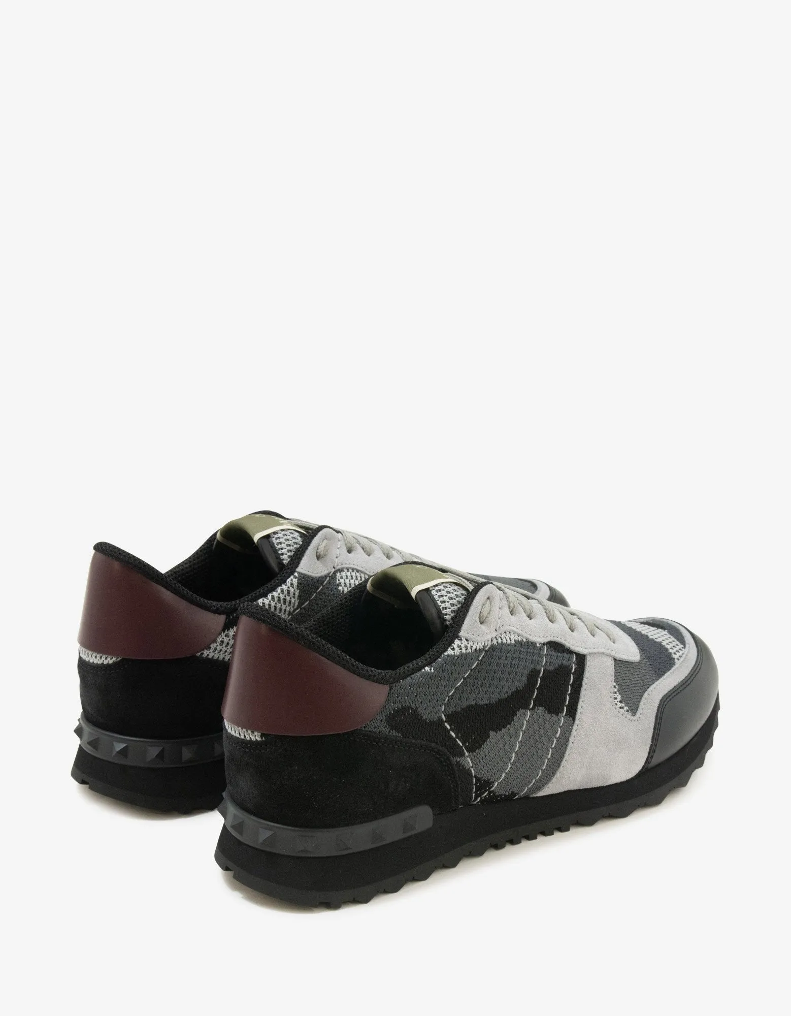 Grey Mesh Camouflage Rockrunner Trainers