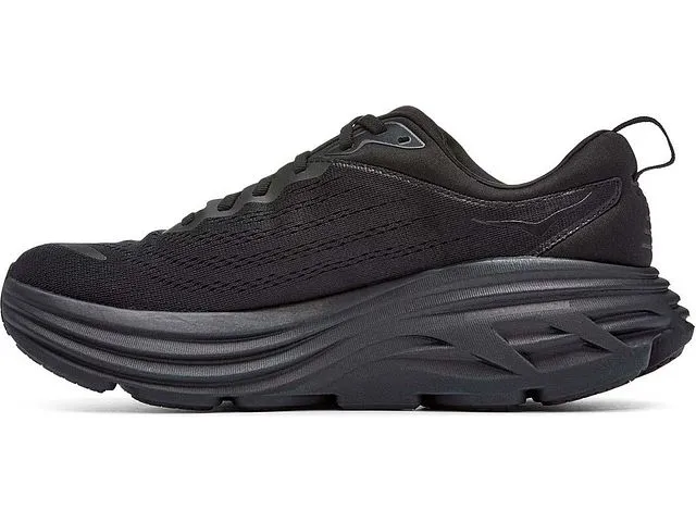 Hoka Bondi 8 Black Black WIDE Men's