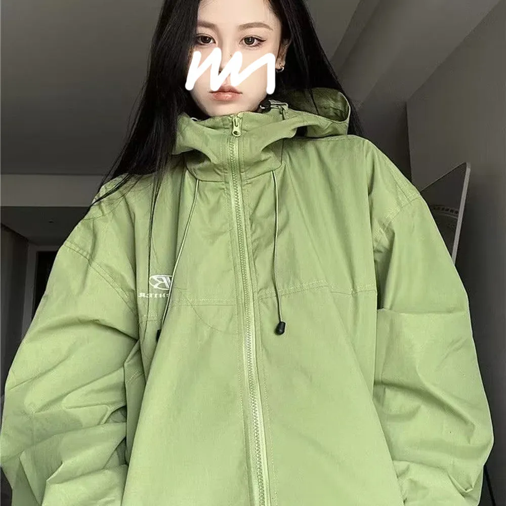 Joskaa Oversize Waterproof Hooded Jacket