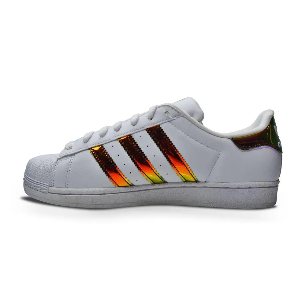 Juniors Adidas Superstar J - CP9837 - White Gold