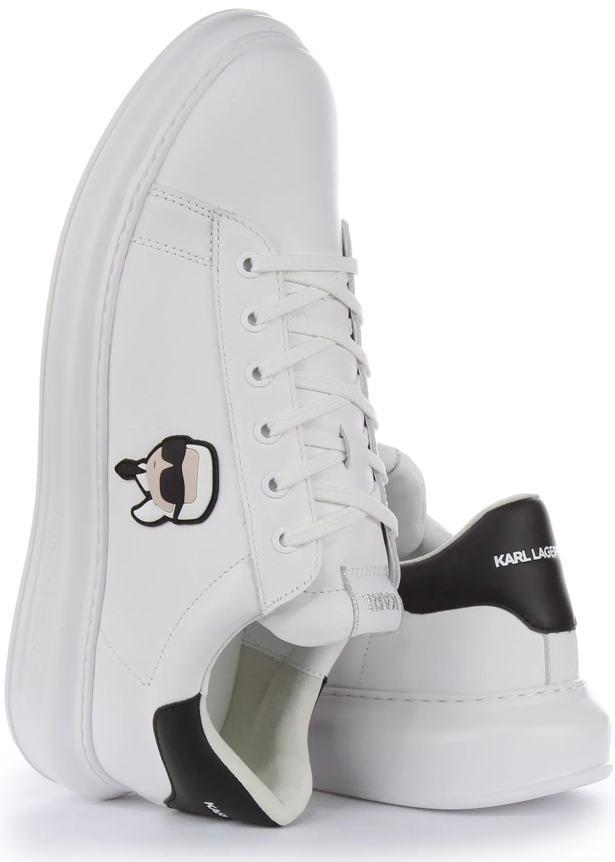 Karl Lagerfeld Kapri Nft Lo In White Black For Men